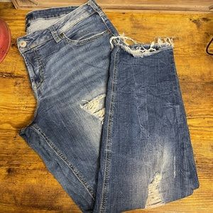 Size 16 silver jeans